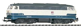 Дизельный локомотив BR 218 бежевый/синий 